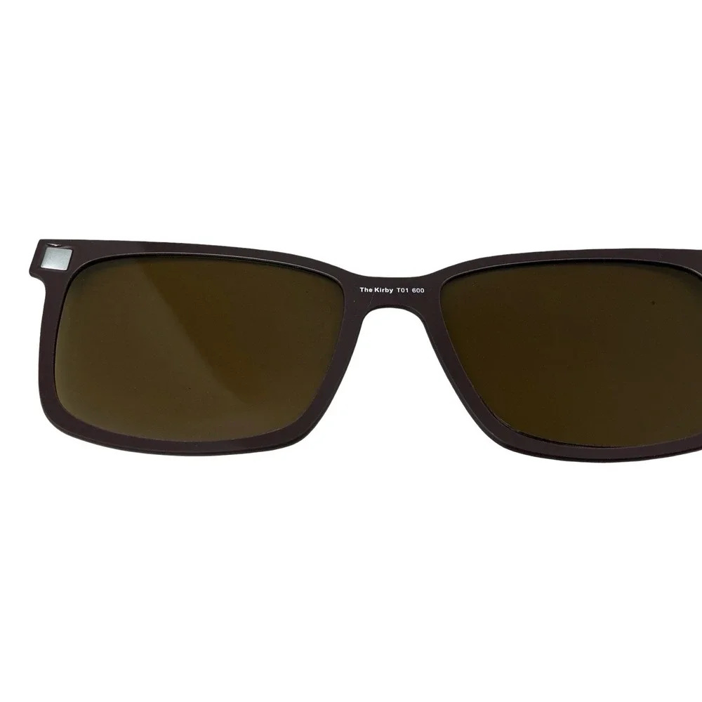 Pair Eyewear The Kirby T01 Tortoise Sun Top Frame Clip 54-17 Magnetic Sunglasses